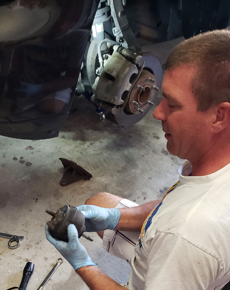 Replacing motor mounts