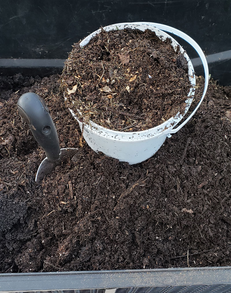 homemade potting mix