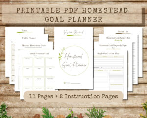 Image of all pages of Homestead Goal Planner